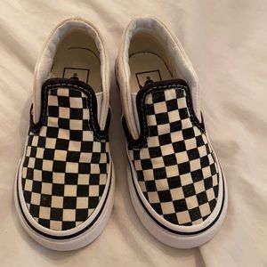 Vans checkered old school slides